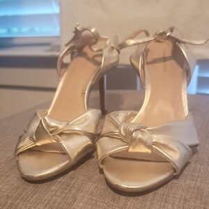 Banana Republic Gold Knot Heels
